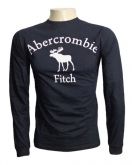 Camisa Manga Longa Abercrombie & Fitch Preta MOD:71163