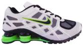 Tênis Nike Shox Turbo 12 Branco e Verde MOD:10335