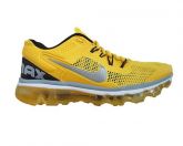 Tênis Nike Air Max 2013 Amarelo e Prata MOD:10770 Lançamento