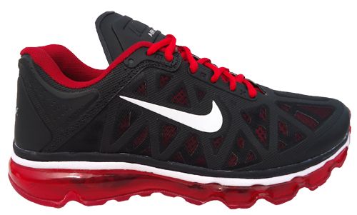 Tênis Nike Air Max 2011 Preto e Vermelho MOD:10315