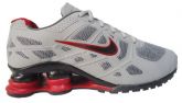 Tênis Nike Shox Turbo 12 Cinza com Vermelho MOD:10391