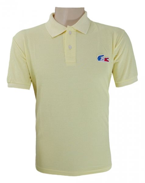 Camisa Masculina Polo Lacoste Amarela MOD:71204