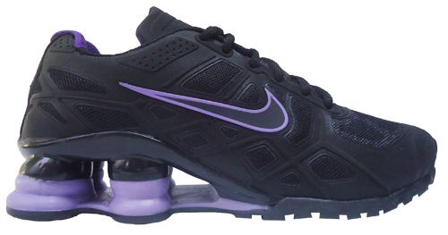 Tênis Nike Shox Turbo 12 Preto com Lilás MOD:10397