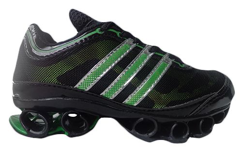 Tênis Infantil Adidas Bounce Titan Mesh Preto e Verde MOD:10