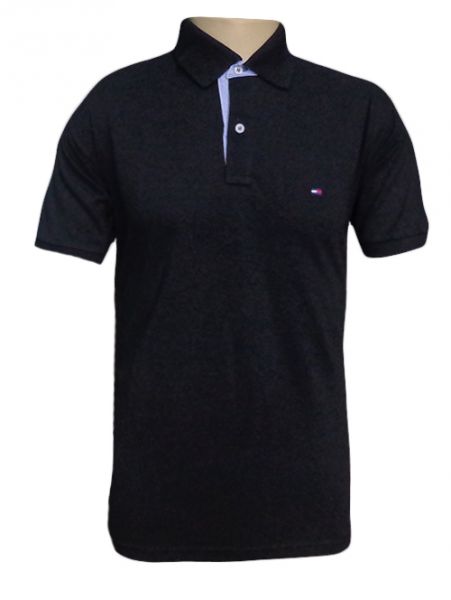 Camisa Polo Tommy Hilfiger Preta MOD:70948